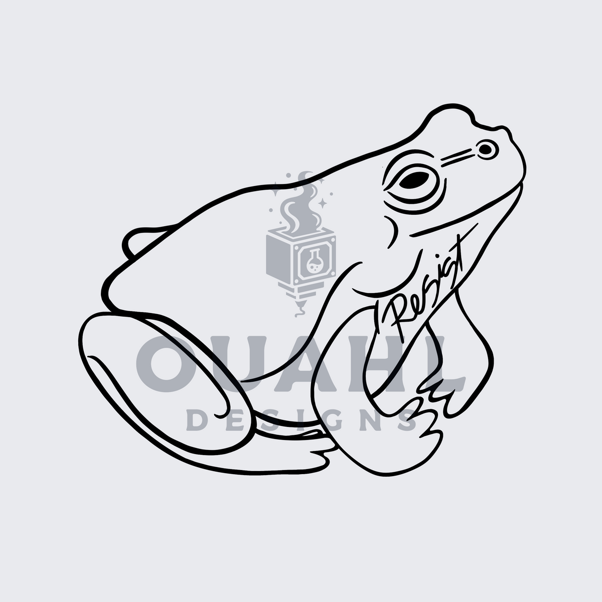 Resist Frog Design T-Shirt
